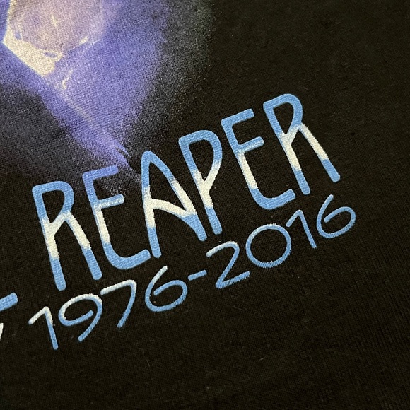 🎸 '16 Blue Oyster Cult Band Don't Fear Reaper 40th Ann. Intense Purple Graphic T - Picture 4 of 15
